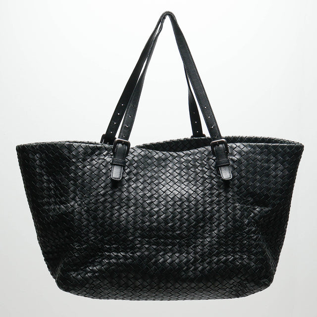 BOTTEGA VENETA INTRECCIATO XL LEATHER TOTE