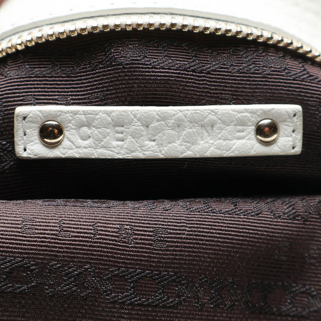 CELINE LEATHER PADLOCK SHOULDER BAG