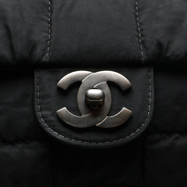 CHANEL QUILTED NYLON CLASSIC FLAP