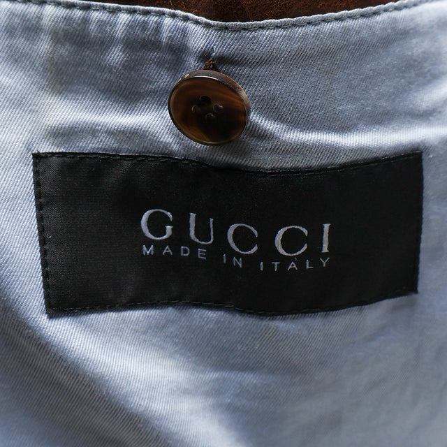 GUCCI LEATHER BOMBER JACKET