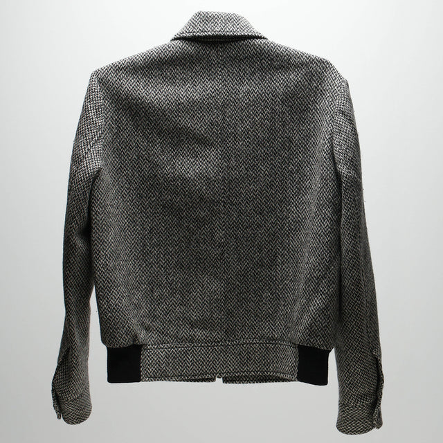 SAINT LAURENT FW14 TWEED ZIP JACKET