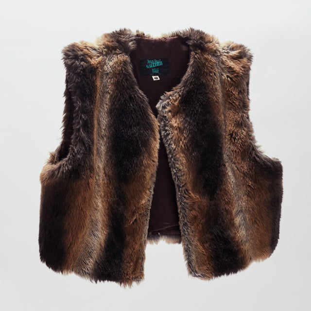 JEAN PAUL GAULTIER MAILLE FUR VEST