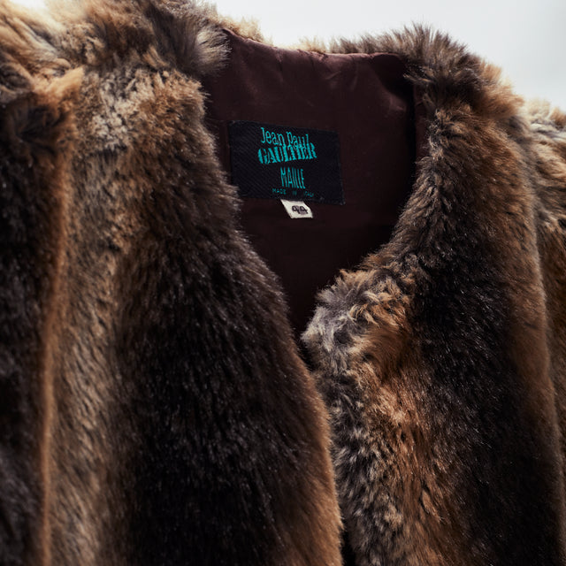 JEAN PAUL GAULTIER MAILLE FUR VEST