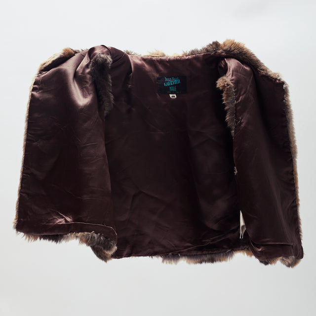 JEAN PAUL GAULTIER MAILLE FUR VEST