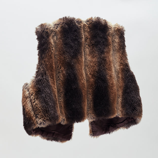 JEAN PAUL GAULTIER MAILLE FUR VEST