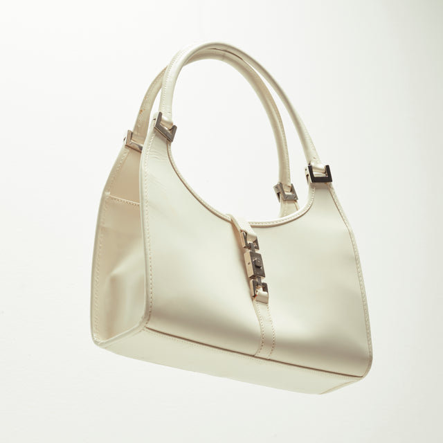 GUCCI JACKIE LEATHER HAND BAG