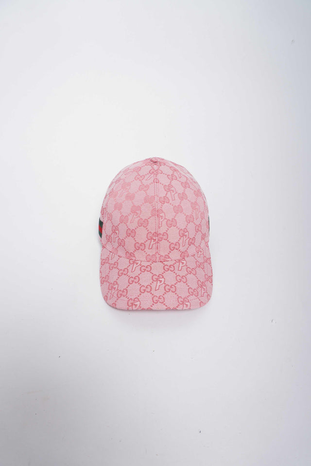 PALACE x GUCCI GG-P CANVAS BASEBALL HAT
