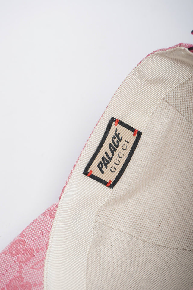 PALACE x GUCCI GG-P CANVAS BASEBALL HAT
