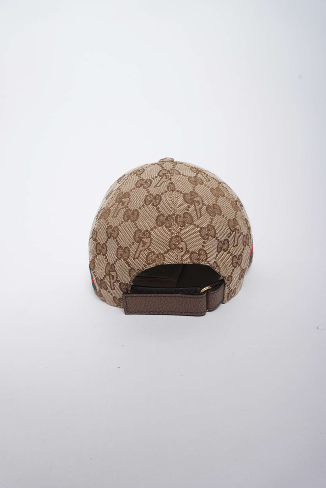 PALACE x GUCCI GG-P CANVAS BASEBALL HAT
