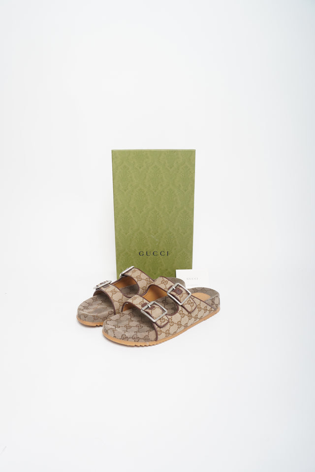GUCCI MONOGRAM SLIDES