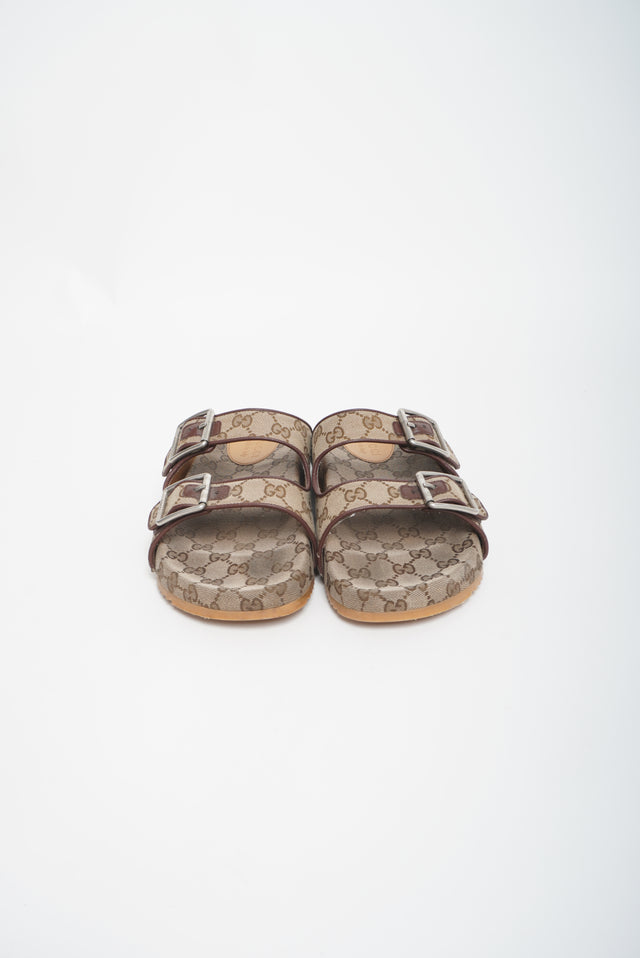 GUCCI MONOGRAM SLIDES
