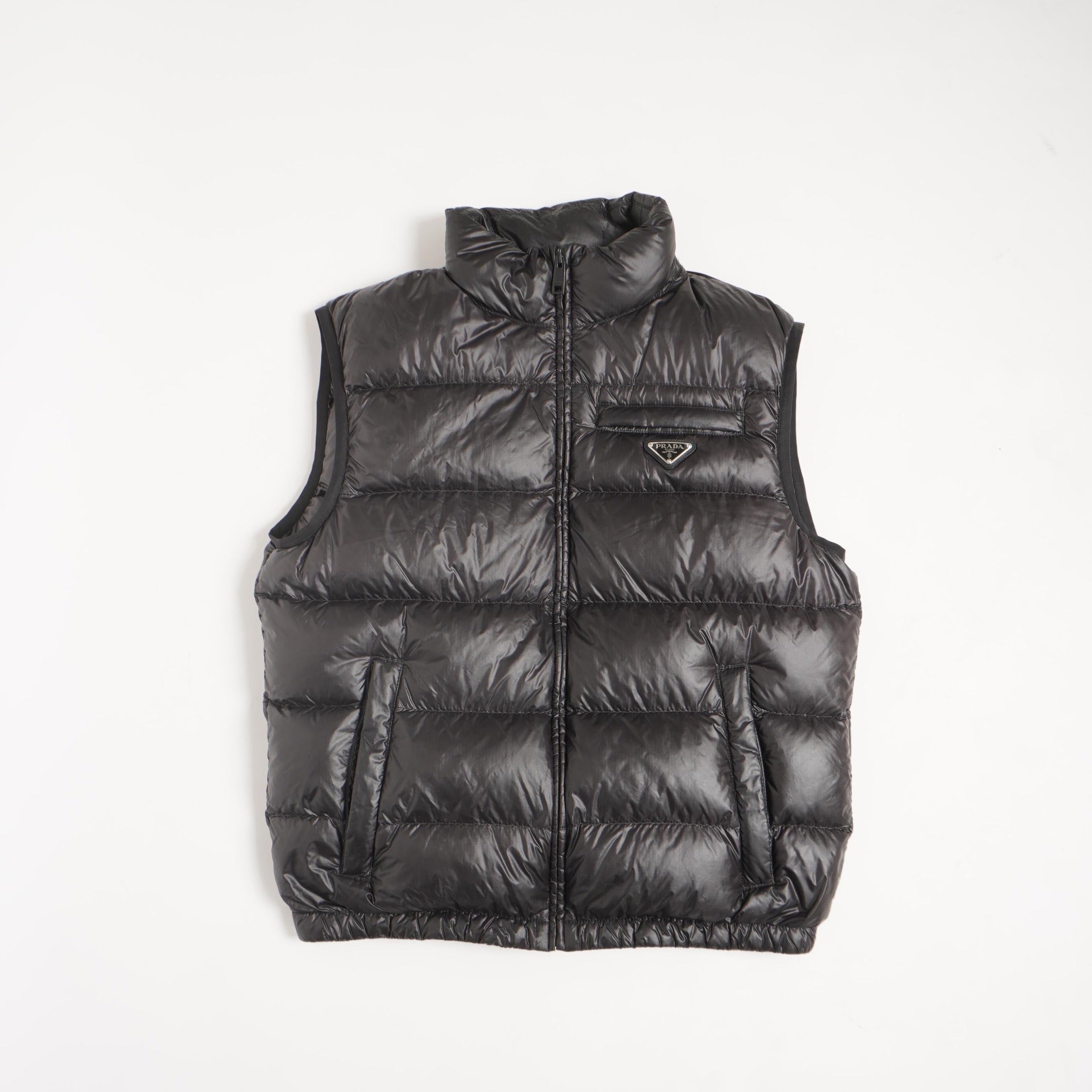 PRADA NYLON PUFFER VEST – fabricsforsale