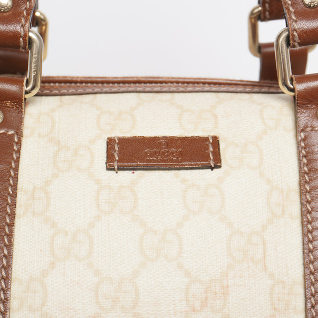 GUCCI MONOGRAM BOSTON BAG 35