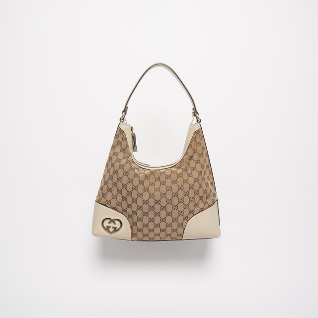 GUCCI HEART HOBO HAND BAG