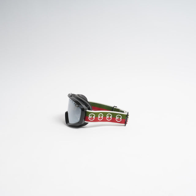 GUCCI LOGO-JACQUARD SKI GOGGLES