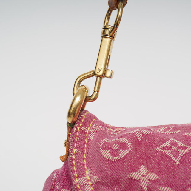 LOUIS VUITTON 2005 MINI PLEATY DENIM BAG