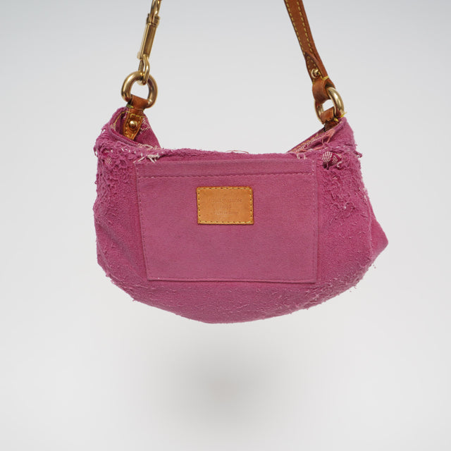 LOUIS VUITTON 2005 MINI PLEATY DENIM BAG