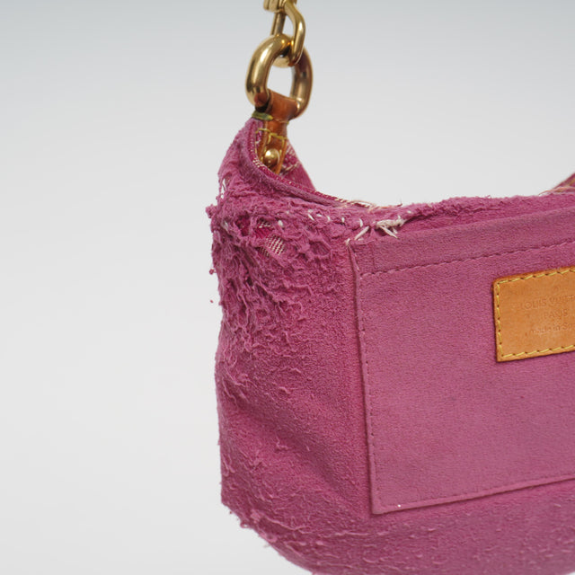 LOUIS VUITTON 2005 MINI PLEATY DENIM BAG