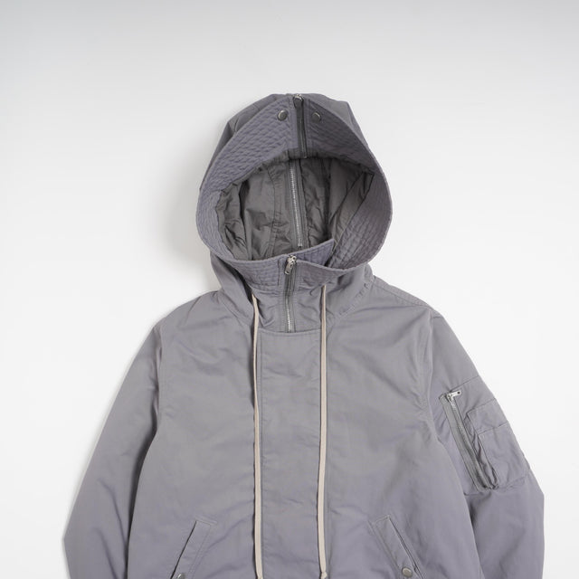 RICK OWENS DRKSHDW HOODED BOMBER