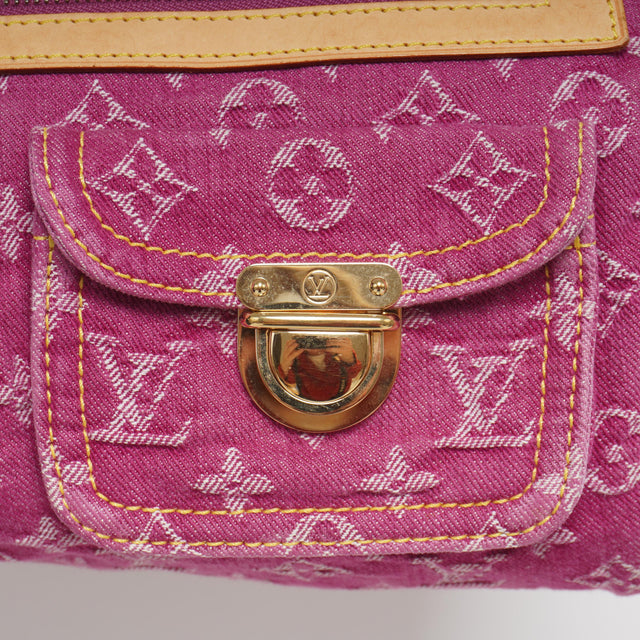 LOUIS VUITTON 2005 NEO SPEEDY DENIM HANDBAG
