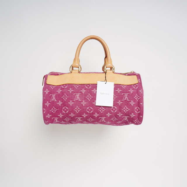 LOUIS VUITTON 2005 NEO SPEEDY DENIM HANDBAG