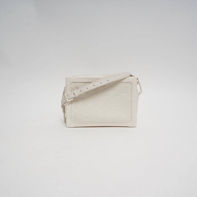 LOUIS VUITTON POWDER WHITE SOFT TRUNK