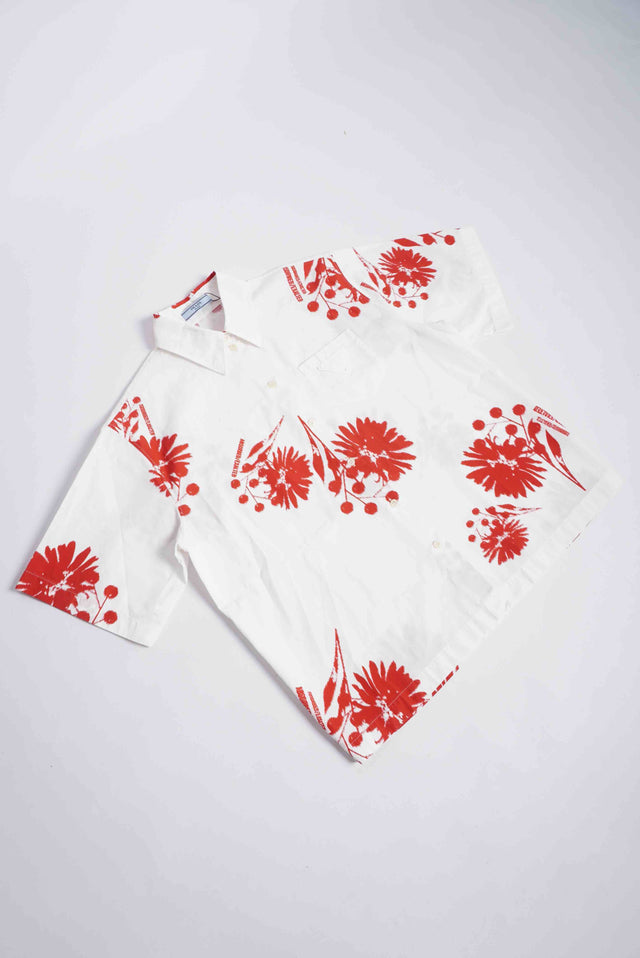 PRADA FLOWER BOWLING SHIRT BY RAF SIMONS