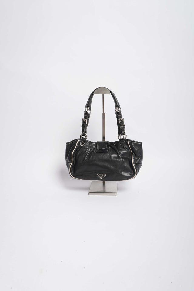 PRADA LEATHER HANDBAG