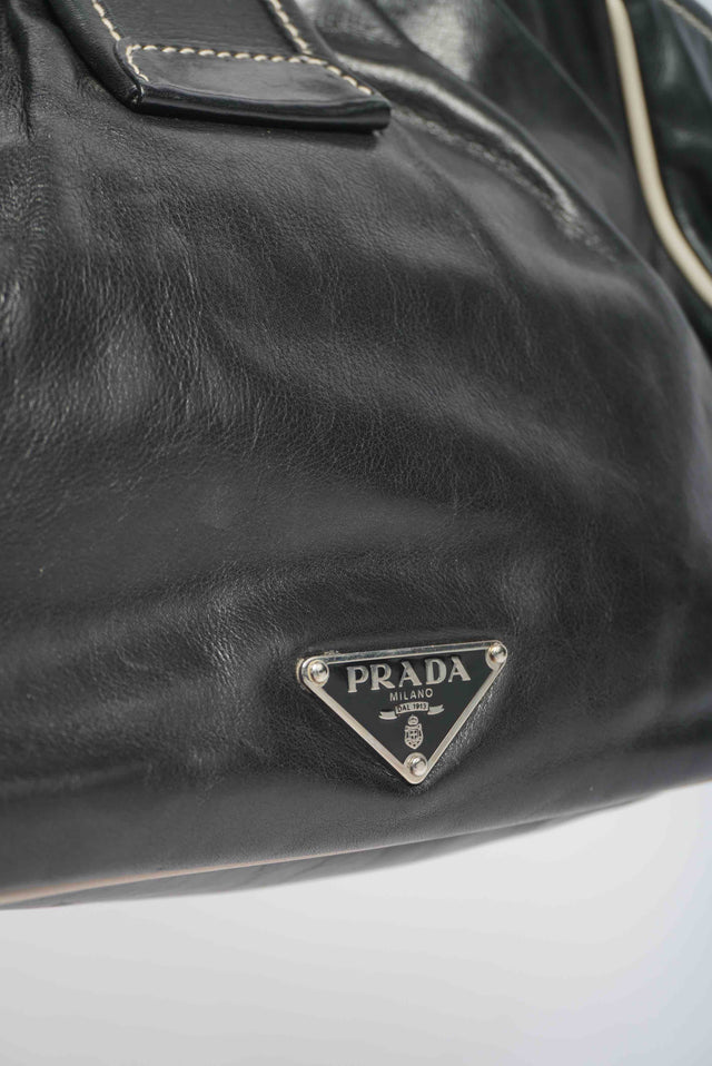 PRADA LEATHER HANDBAG