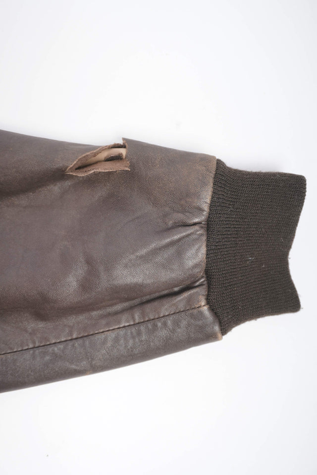 1990s STUSSY LEATHER JACKET