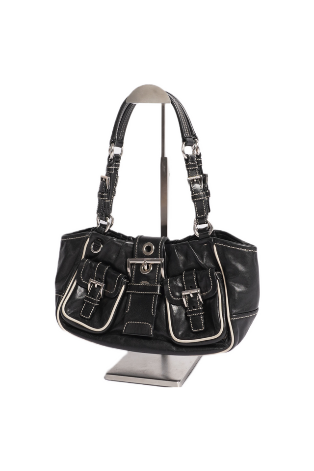 PRADA LEATHER HANDBAG