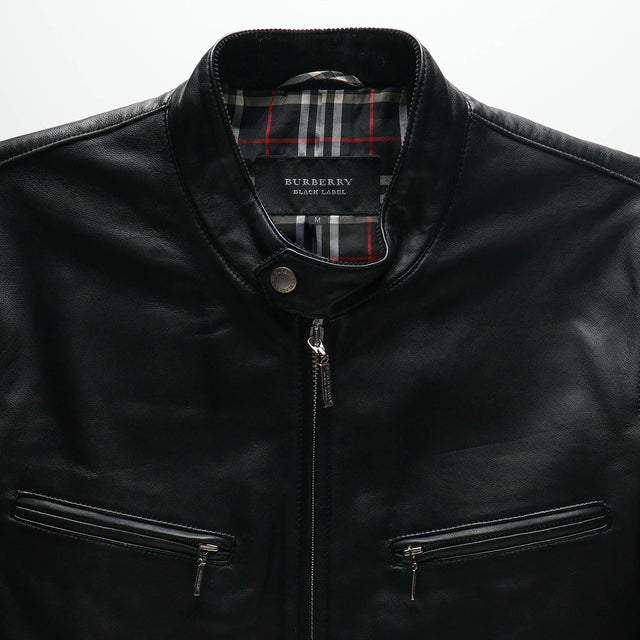 BURBERRY BLACK LABEL LEATHER JACKET