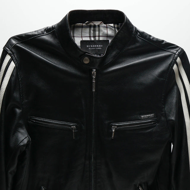 BURBERRY BLACK LABEL LEATHER JACKET