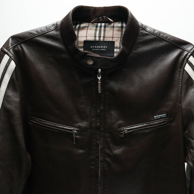 BURBERRY BLACK LABEL LEATHER JACKET