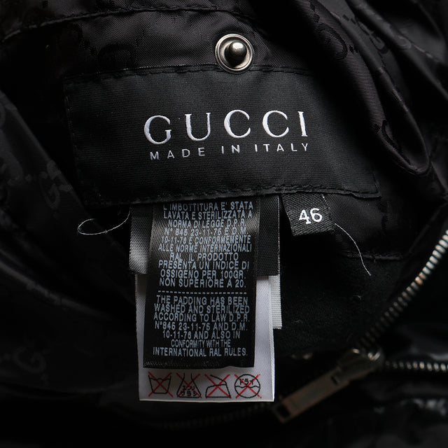 GUCCI MONOGRAM REVERSIBLE PUFFER JACKET