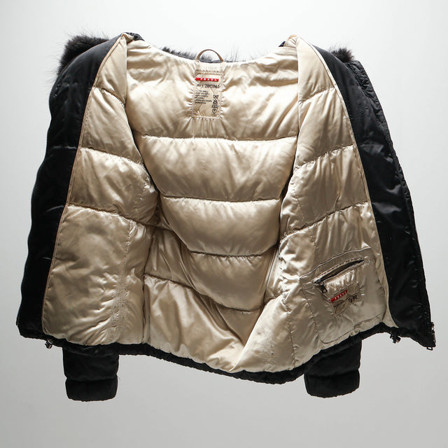 PRADA FUR PUFFER JACKET