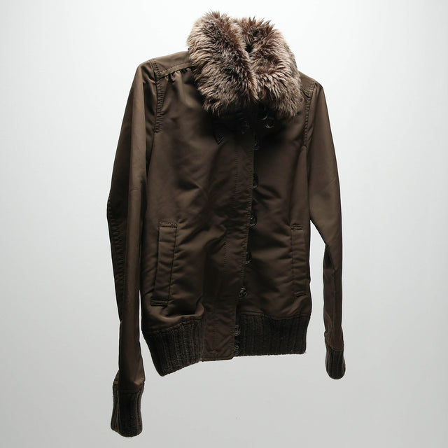 BURBERRY BLUE LABEL FUR JACKET