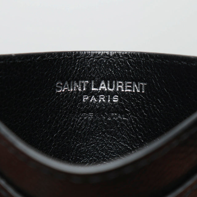 SAINT LAURENT STUDDED CARD HOLDER