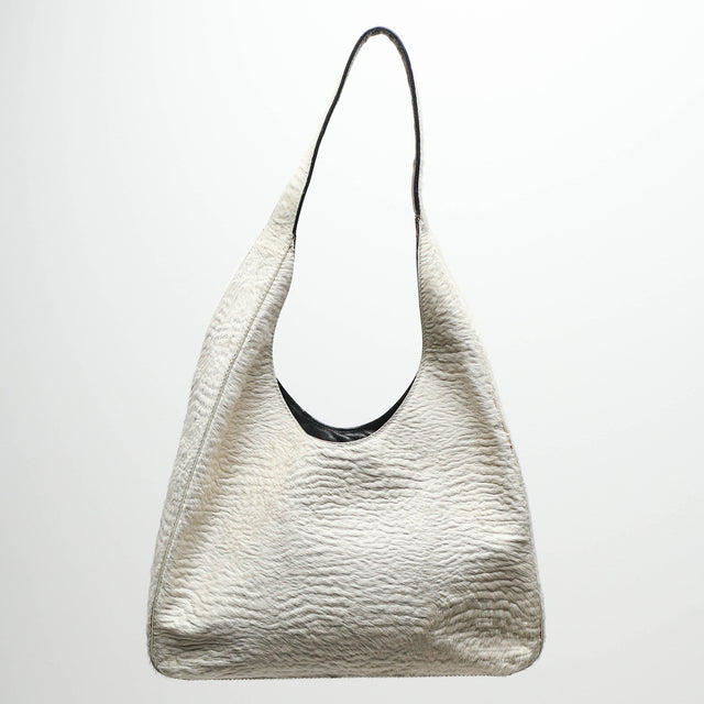 PRADA LEATHER HOBO BAG