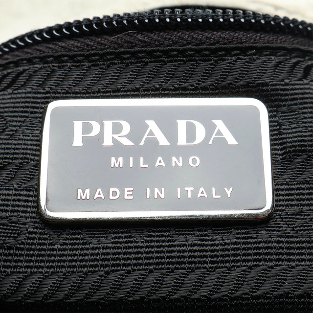 PRADA LEATHER HOBO BAG