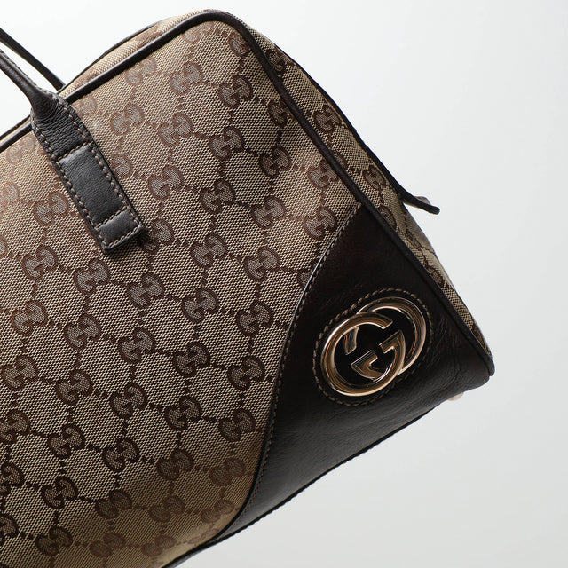 GUCCI MONOGRAM BRITT TOTE BAG