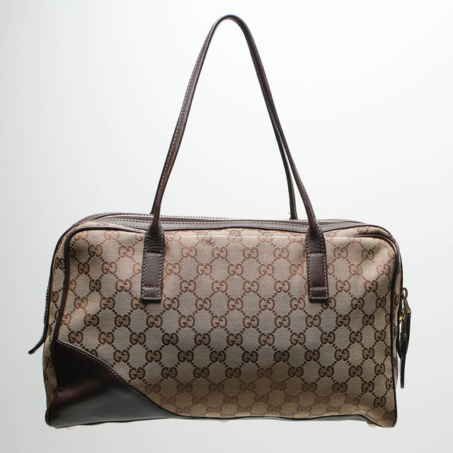 GUCCI MONOGRAM BRITT TOTE BAG