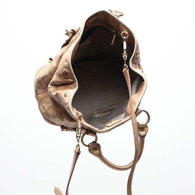 MIU MIU LEATHER HAND BAG