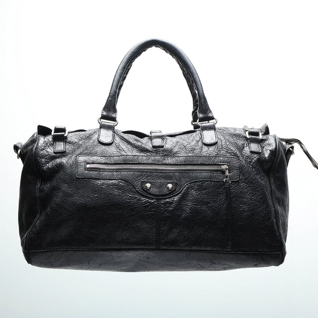 BALENCIAGA LEATHER DUFFLE BAG