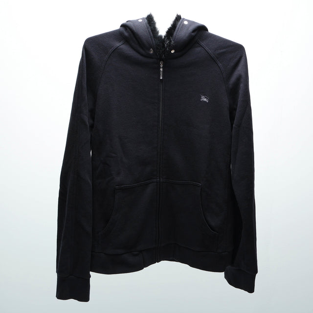 BURBERRY BLACK LABEL FUR ZIP HOODIE