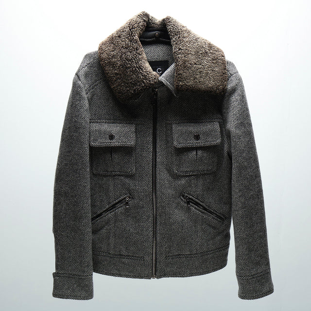 DOLCE & GABBANA SHEARLING JACKET
