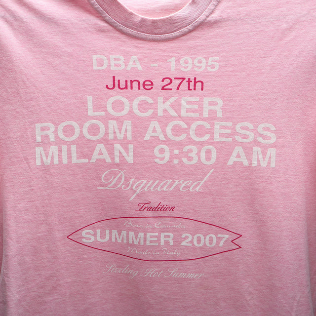 DSQUARED2 SS07 RUNWAY SHOW BACKSTAGE T-SHIRT