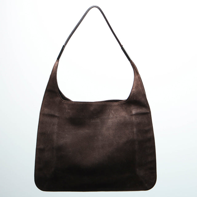 GUCCI SUEDE HAND BAG