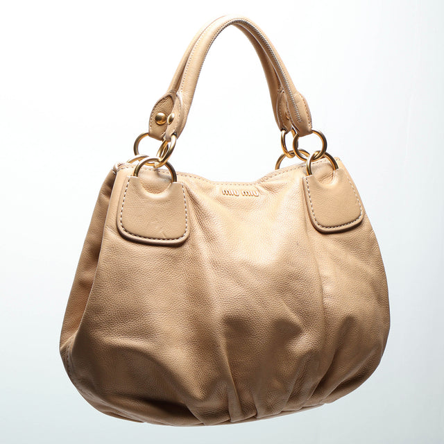 MIU MIU LEATHER HAND BAG