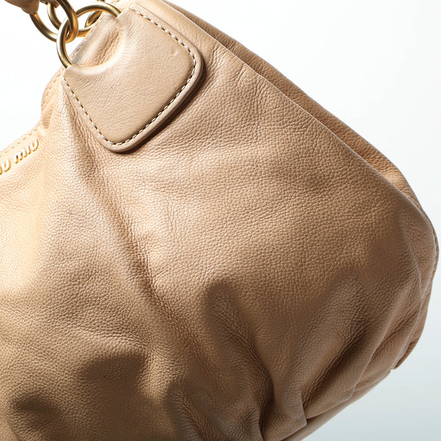 MIU MIU LEATHER HAND BAG
